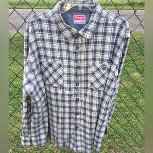 Blue, Green and White Flannel